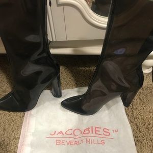 Jacobies Black Translucent booties